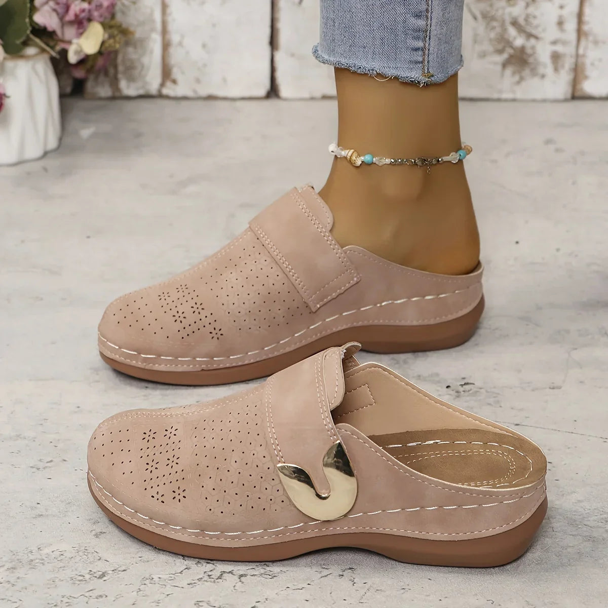 Mia™  - Eleganckie sandały na koturnie